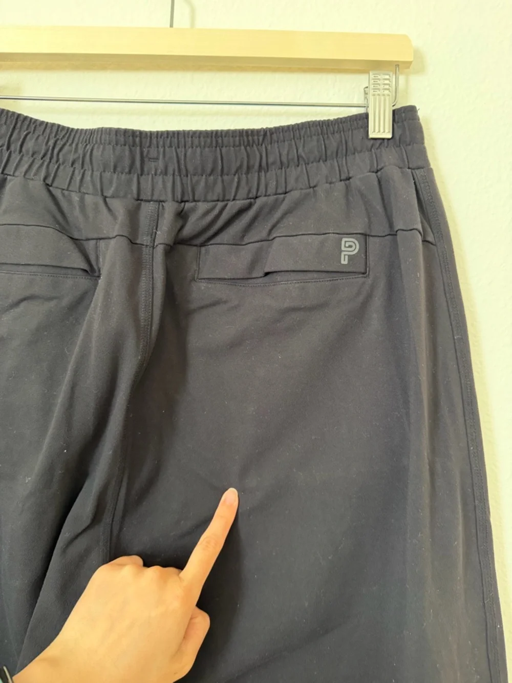 Public Rec All Day Everyday Pant Mens Black Pull On Neutral Casual Gym Size 38